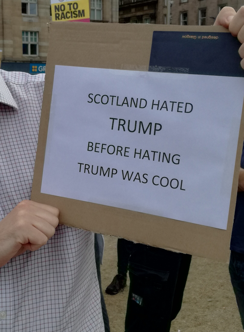 Illustration for article titled Scottish anti-Trump photo dump (long and comprehensive!)